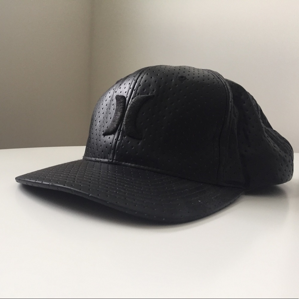 Hurley leather cap