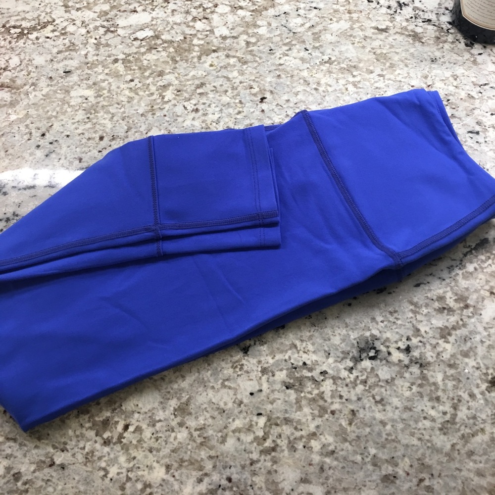 Splits 59, blue full-length leggings, size M
