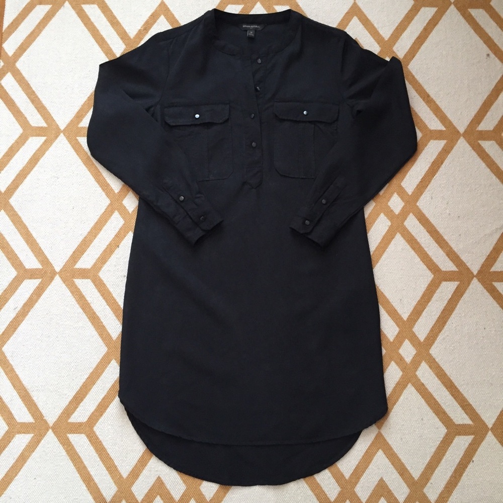 Banana Republic Black Shirt Dress