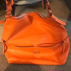 Vibrant orange humongous Dooney & Bourke Bag!