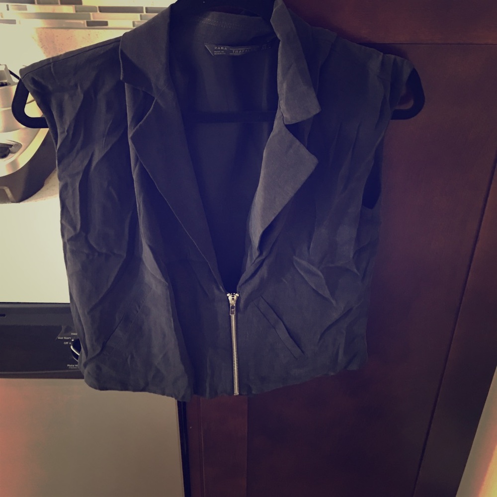 Zara silk top