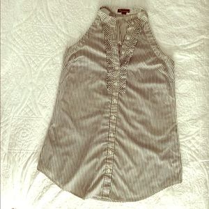 Stripped shirt dress