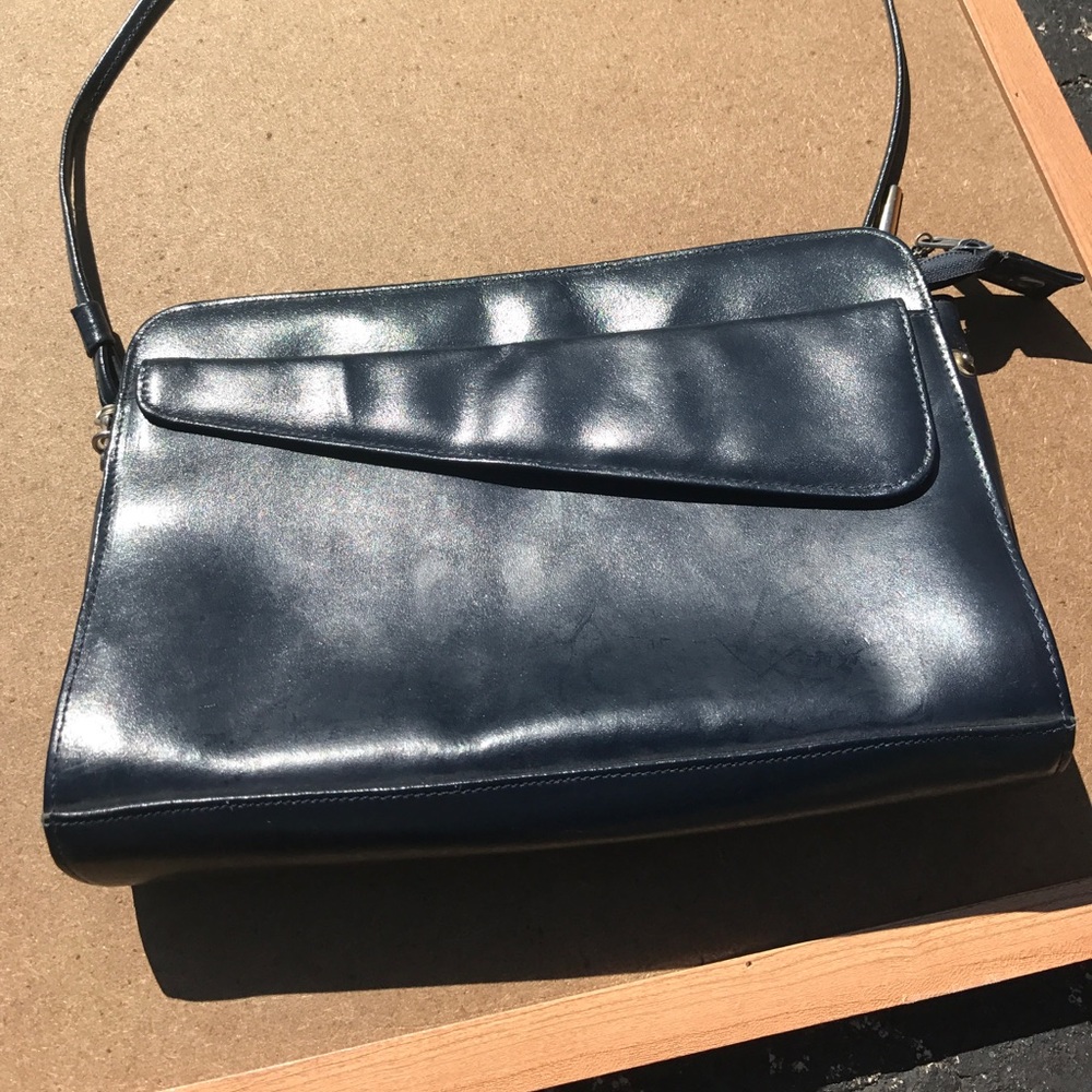 Navy purse