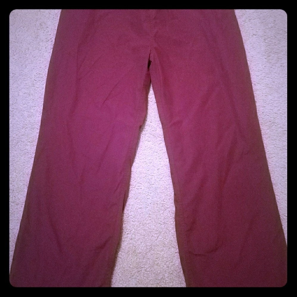 Burgundy Scrub Pants