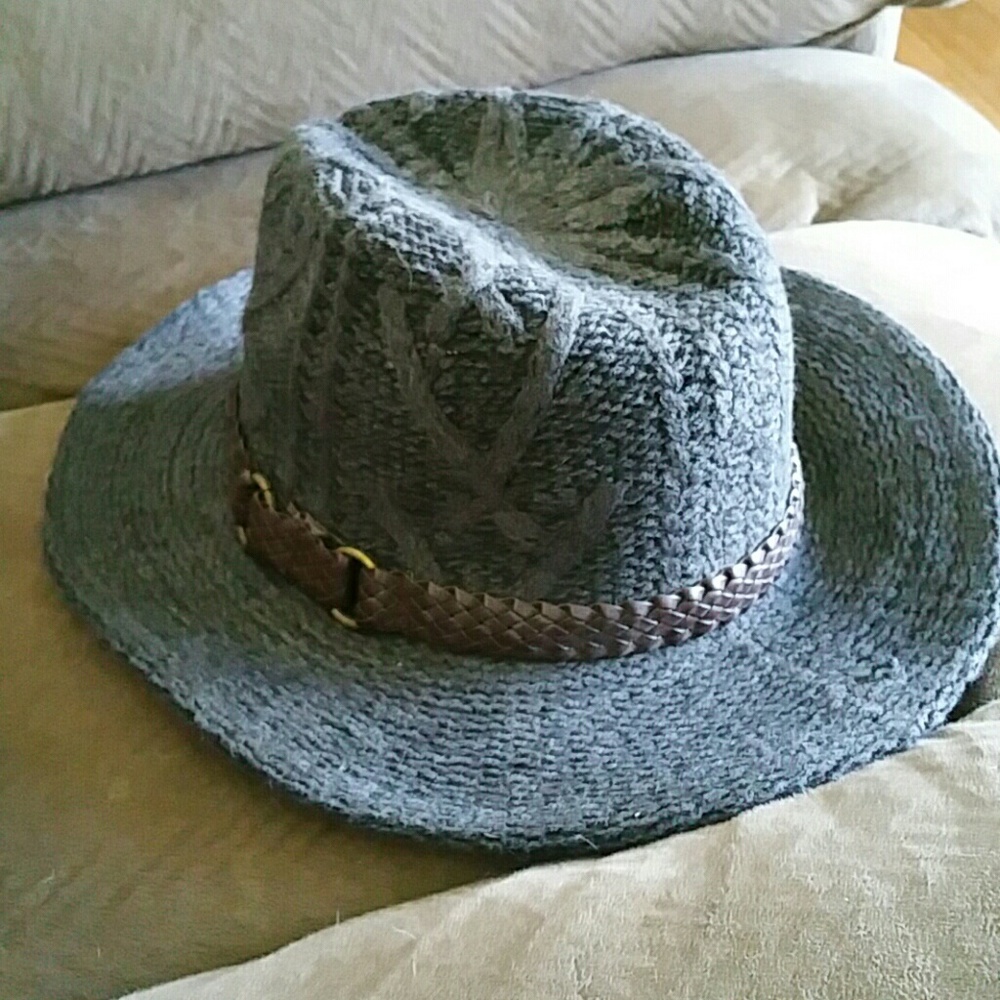 Large rimmed hat