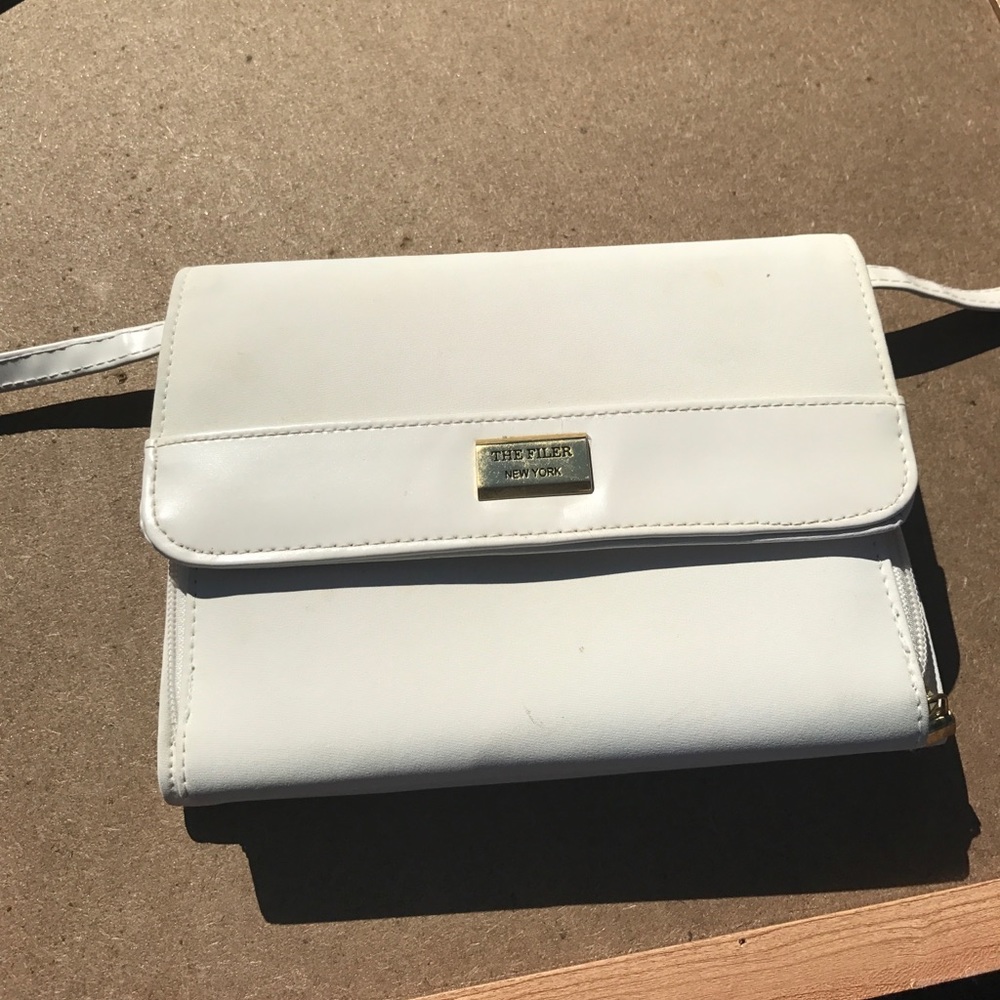White purse