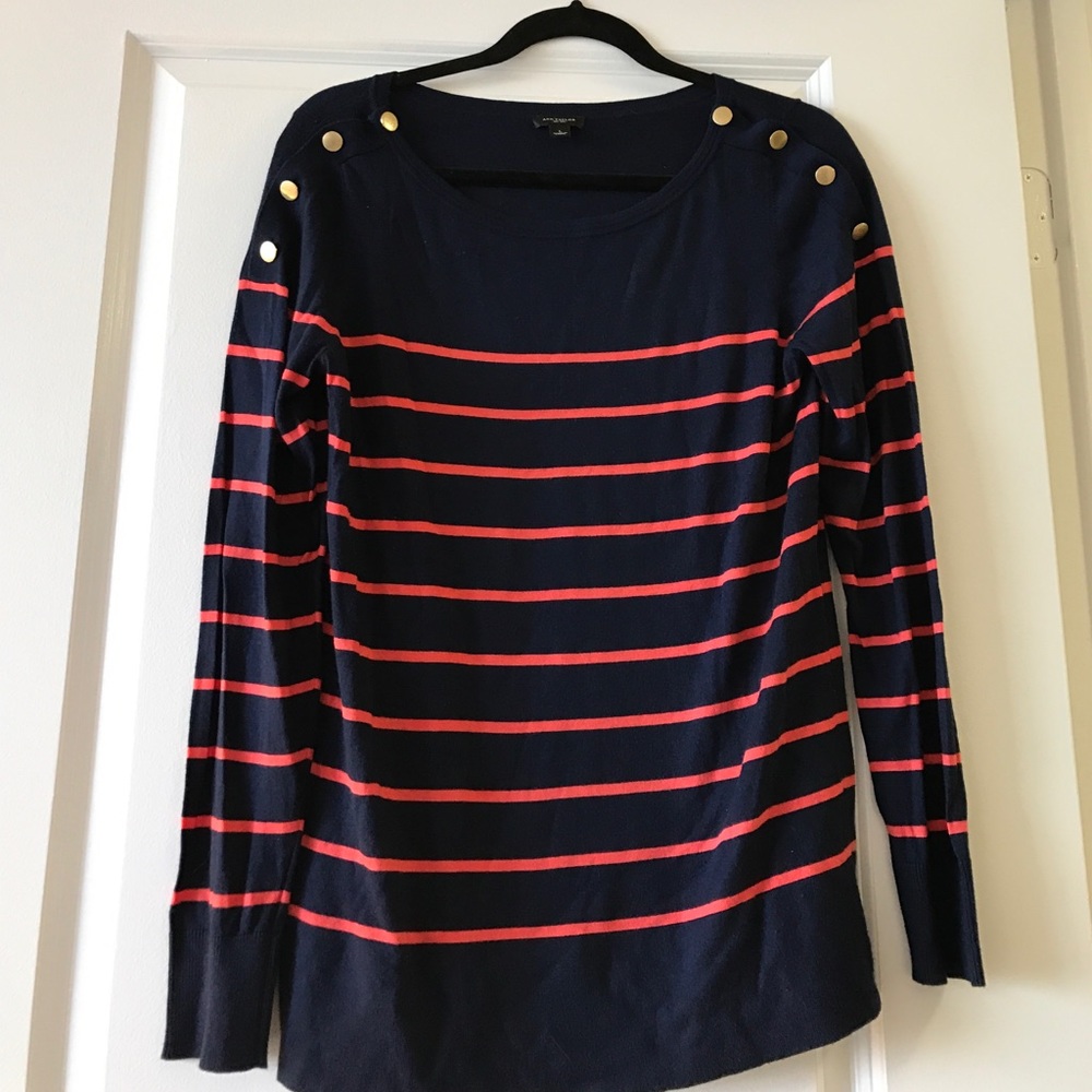 Ann Taylor Striped Sweater