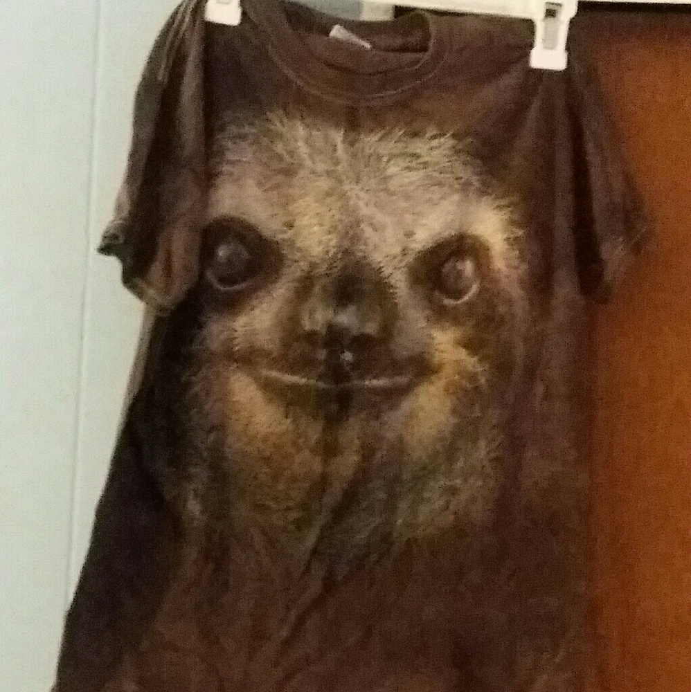 Sloth Face T Shirt