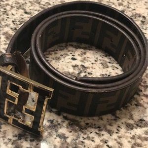 Authentic fendi belt