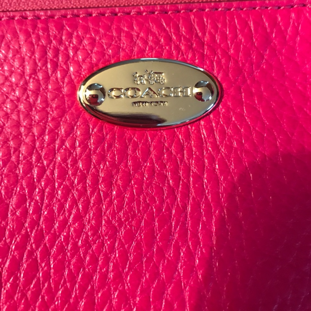 Pink Coach Purse - Picture 2 of 8