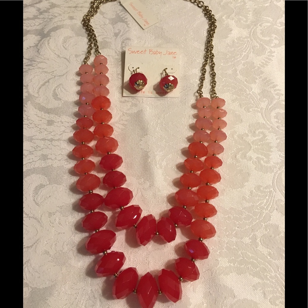 Sweet Baby Jane Beautiful Necklace & Earrings 💕