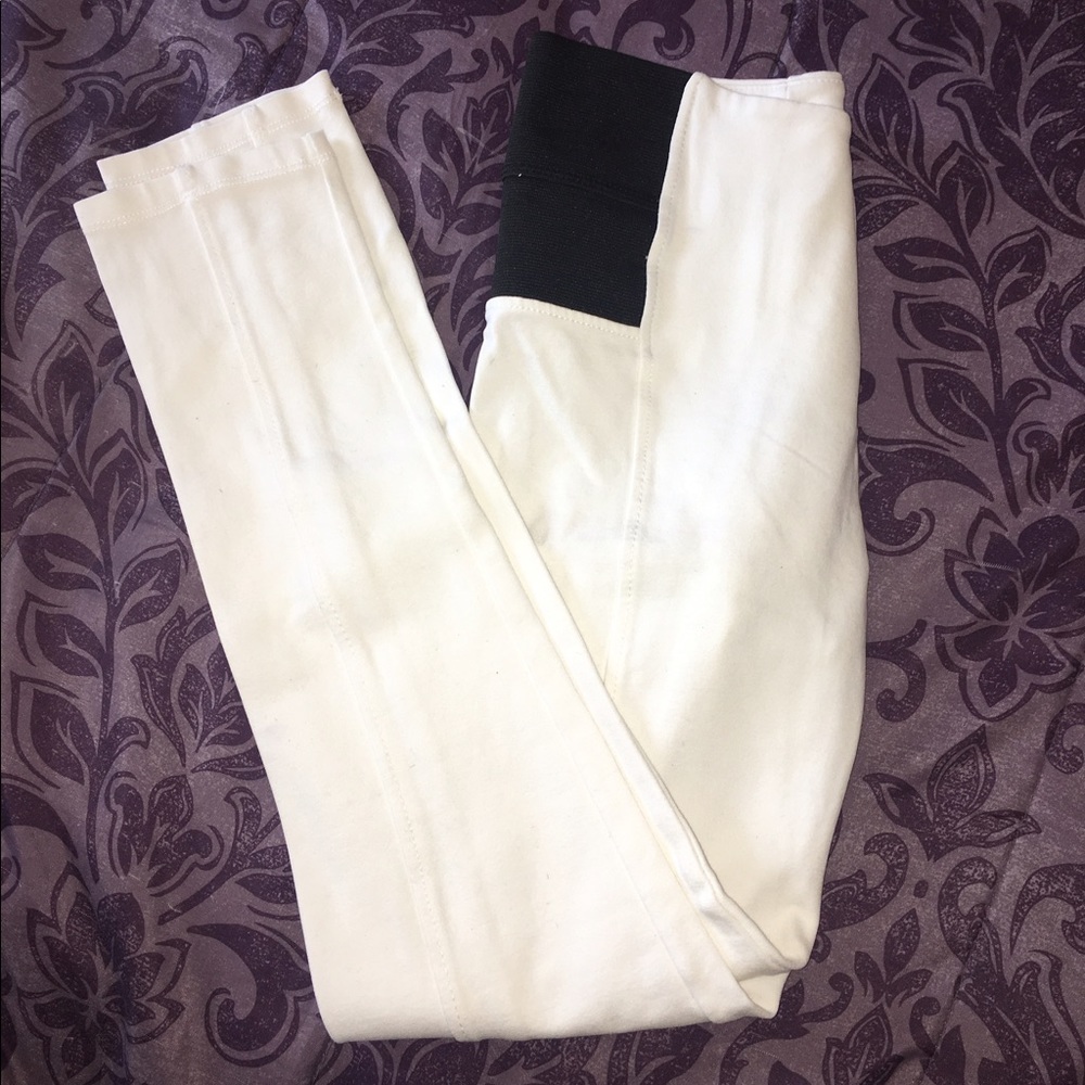 White leggings