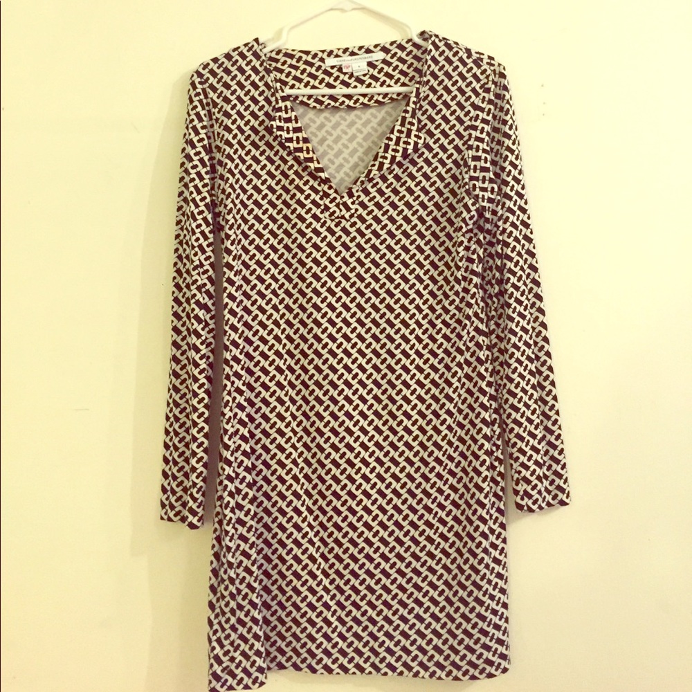 Diane von Furstenberg Reina print dress (size 6)
