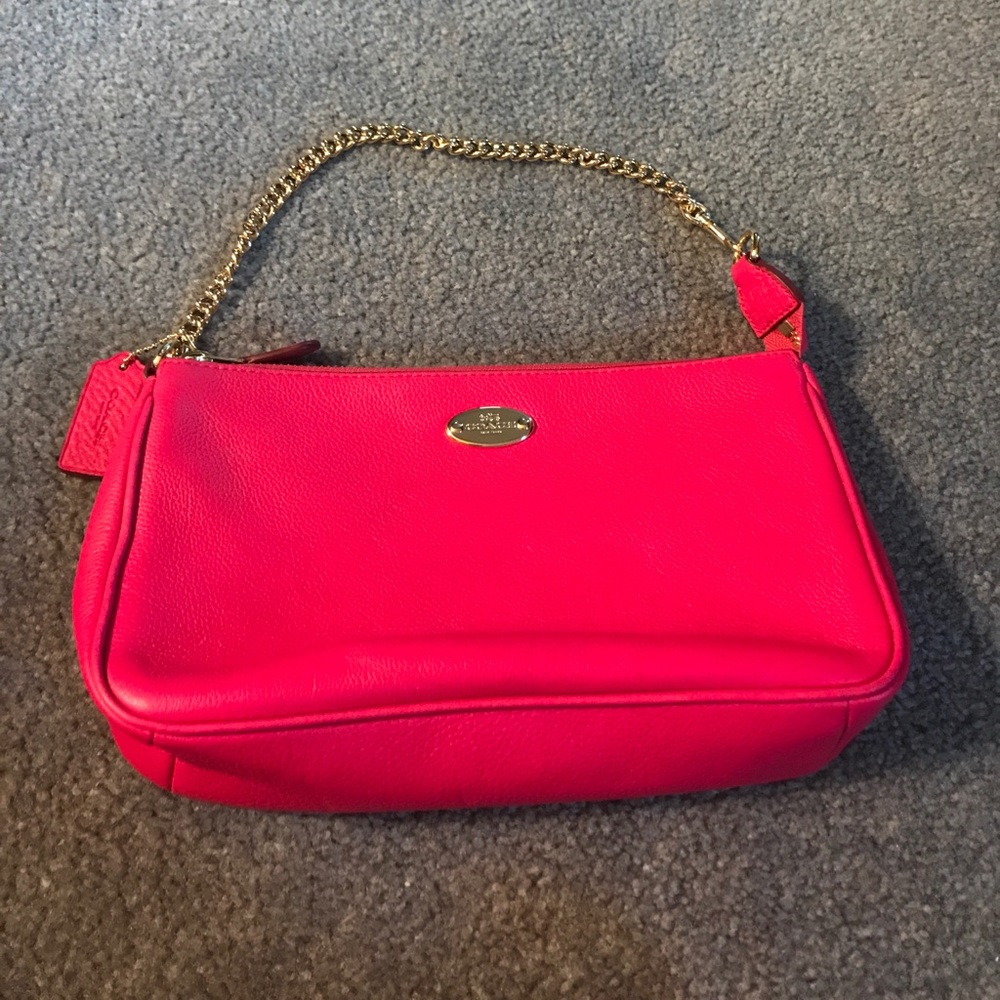 Pink Coach Handbag