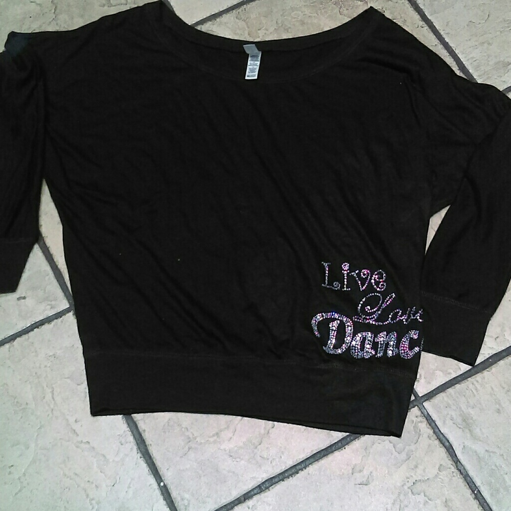Live Dance Love black top Size M