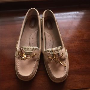 Sparkly Sperry Top Siders, worn twice