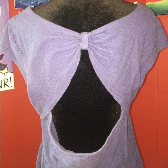 Blue & Ivory Lace Cutout Dress XL - Picture 4 of 5