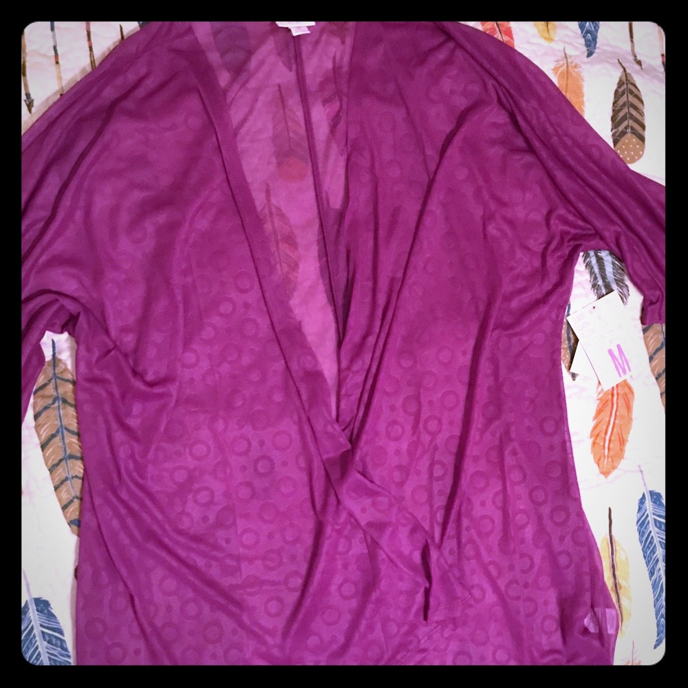Purple Embossed Lindsey