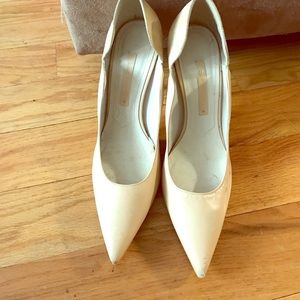 Zara Leather and Suede Court Shoe