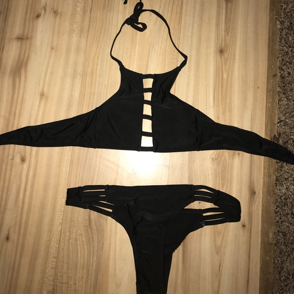 Halter Bikini top and bottom