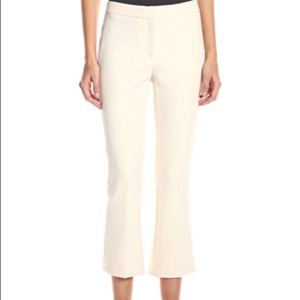 NWT theory ivory ankle pants size 00