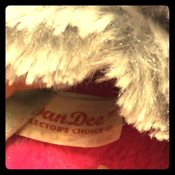 Dandee Kids Plush Gray Kitty Cat Slippers S 13 - Picture 4 of 6