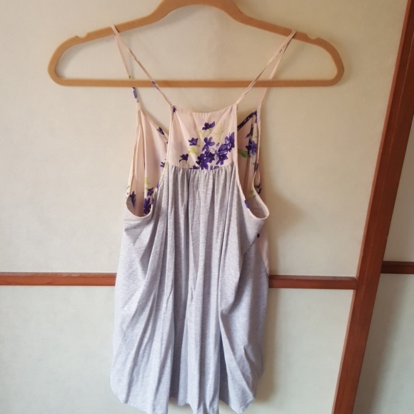 Rebecca Taylor silk floral ruffle tank - Picture 4 of 5