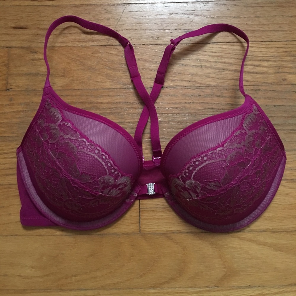 Magenta La Senza Beyond Sexy Push Up Bra.