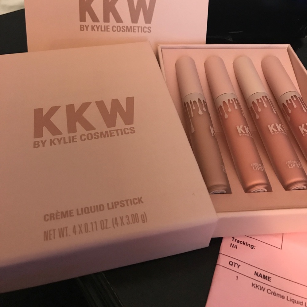 KKW x Kylie Creme Liquid Lipstick Set