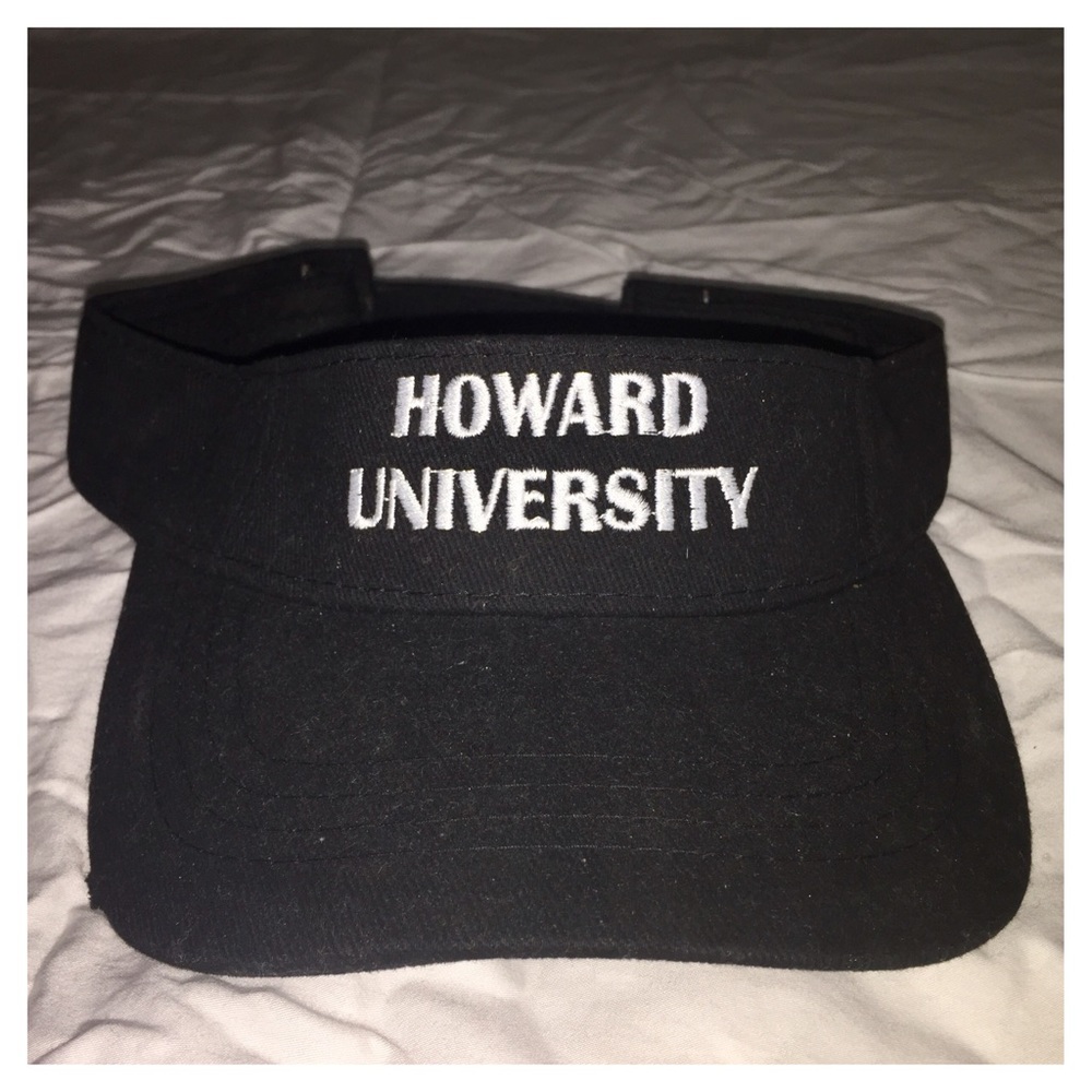 Black Howard University Visor/ Cap