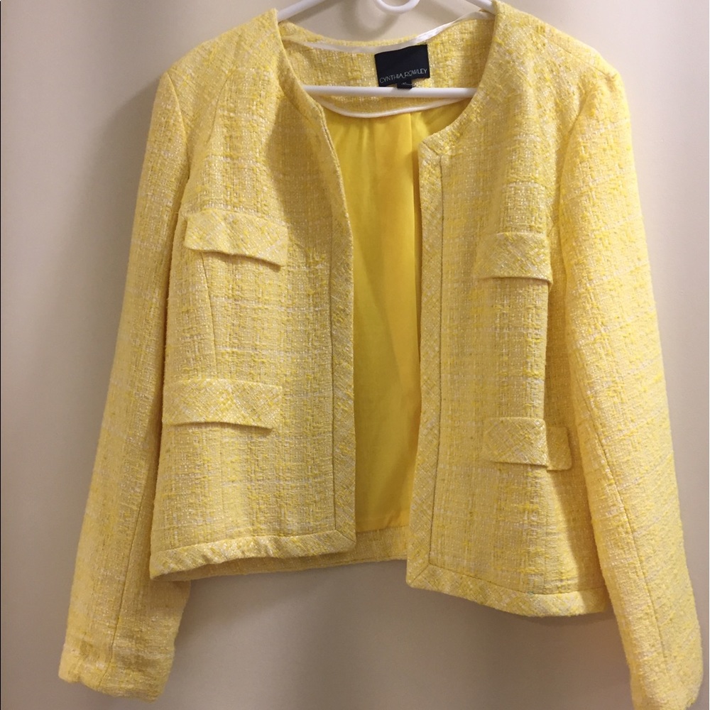Cynthia rowley xl vintage style jacket. Open front