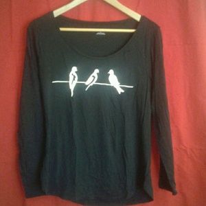 Birds on a wire shirt