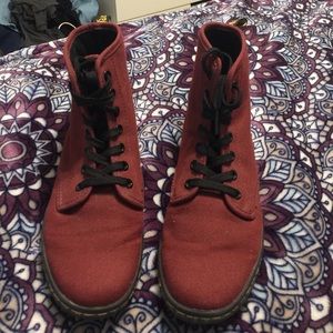 Cherry Red Dr. Martins