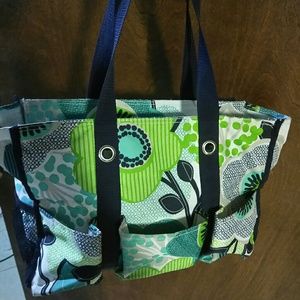 Thirty one zip top utility tote