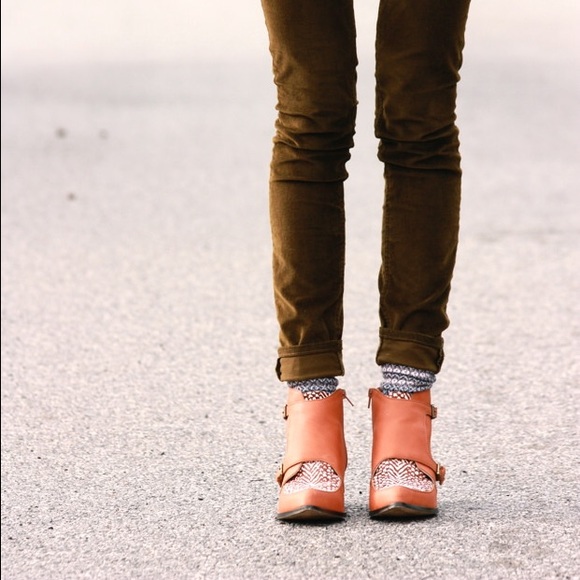 Leather Calf Hair Speckled Booties - Picture 5 of 7