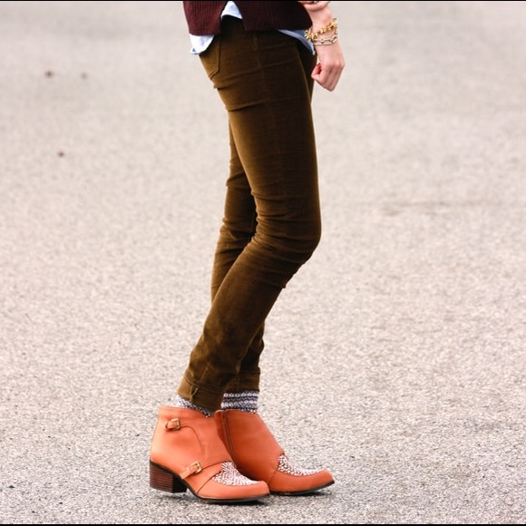 Leather Calf Hair Speckled Booties - Picture 6 of 7