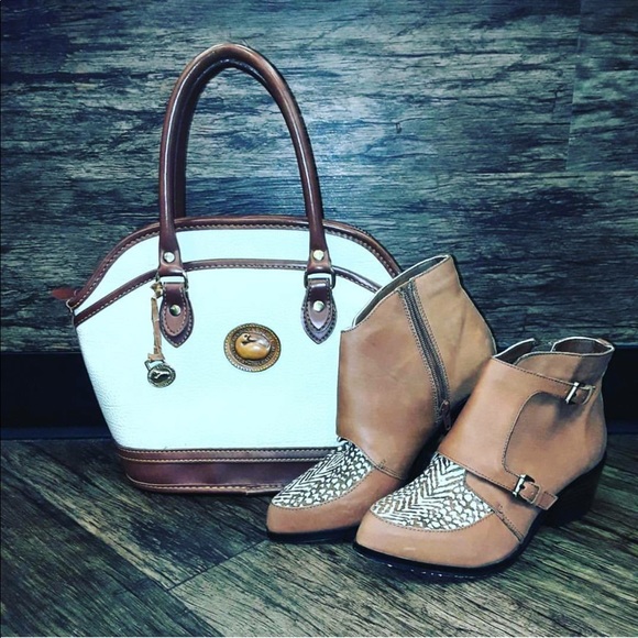 Leather Calf Hair Speckled Booties - Picture 7 of 7