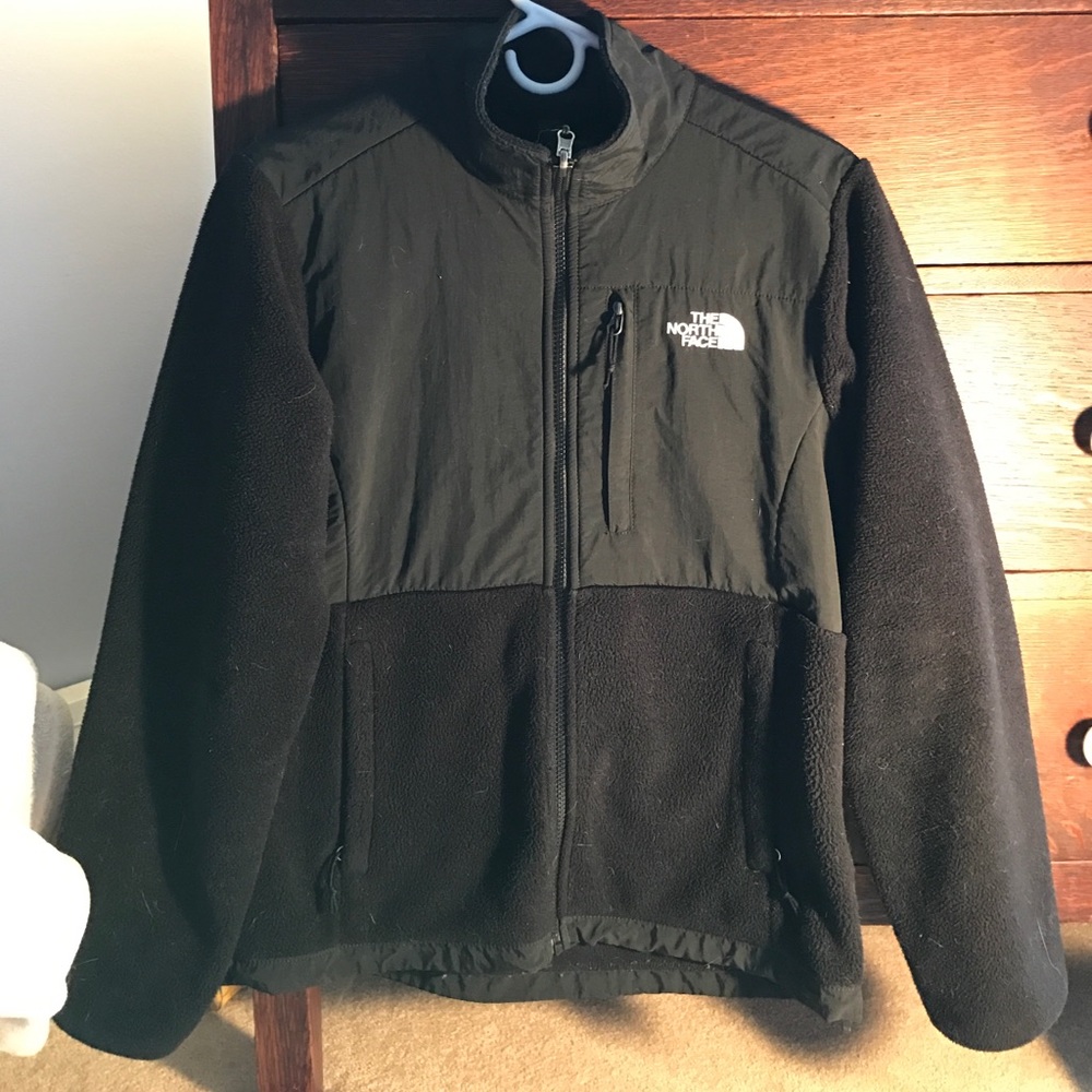 Black North Face winter jacket