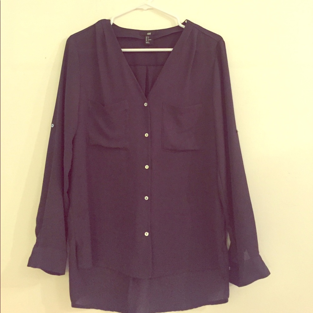 H&M button down blouse (size 6)