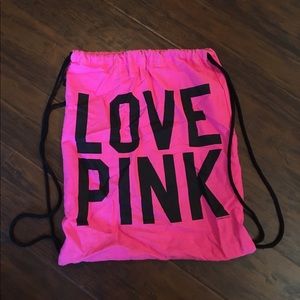 LOVE PINK drawstring bag