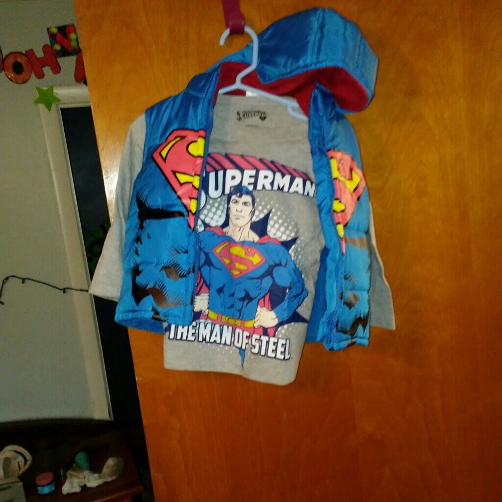 Superman vest and shirt