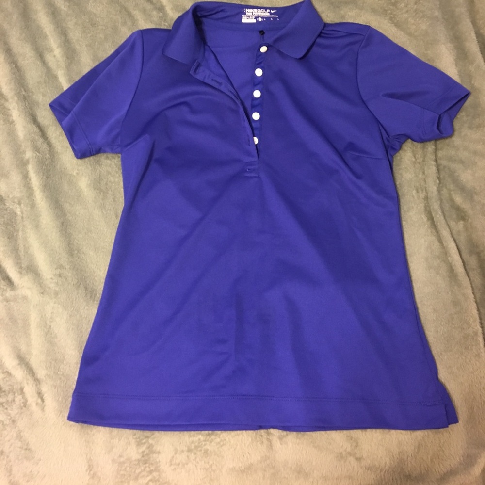Dri-Fit Golf Polo Shirt sz M Blue