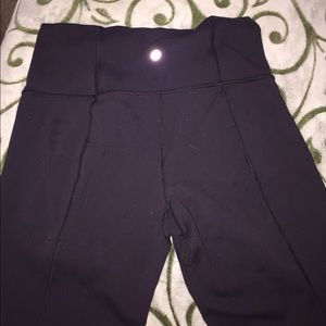 Lulu lemon black bell bottoms (TALL) size 4