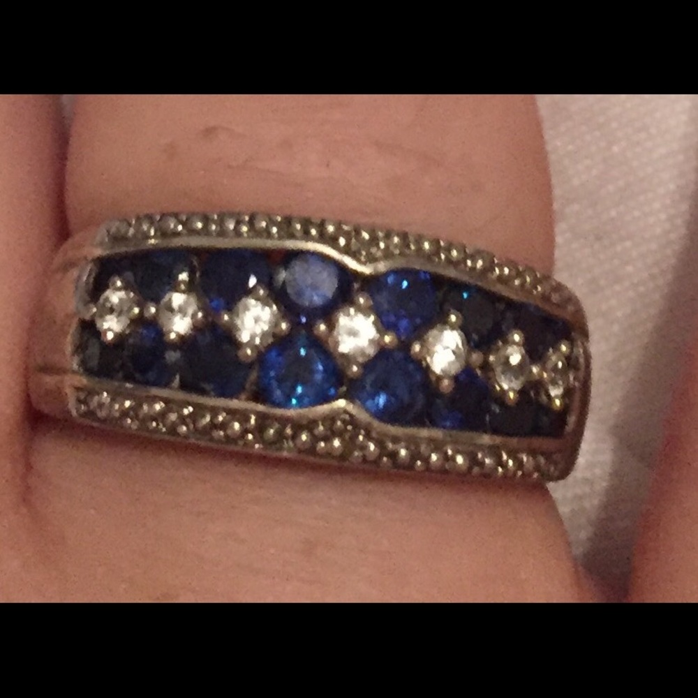 Sapphire & Silver ring