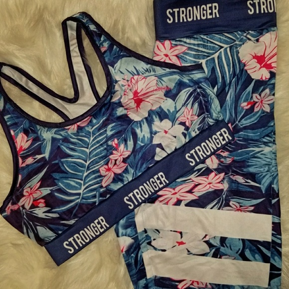 Last M• Floral Print Two Piece Sets - Picture 4 of 5