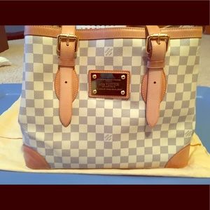 Louis Vuitton Damier Azur Hampstead MM