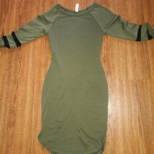 #Bodycon #dress #green #minidress