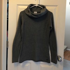 Columbia angora cowl beck sweater