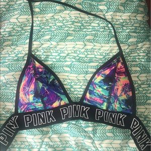 Pink bathing suit top