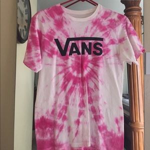Vans tee tie dye small
